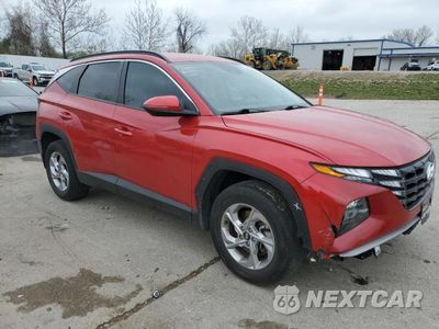 Czwarte zdjęcie samochodu z boku: 2023 HYUNDAI TUCSON SEL VIN:5NMJBCAE5PH275819 - miniatura
