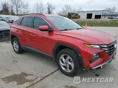 Czwarte zdjęcie samochodu z boku: 2023 HYUNDAI TUCSON SEL VIN:5NMJBCAE5PH275819 - miniatura