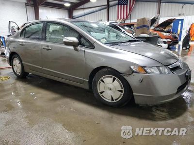 Czwarte zdjęcie samochodu z boku: 2007 HONDA CIVIC HYBRID VIN:JHMFA36267S009736 - miniatura