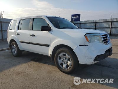 Czwarte zdjęcie samochodu z boku: 2013 HONDA PILOT LX VIN:5FNYF3H28DB027477 - miniatura