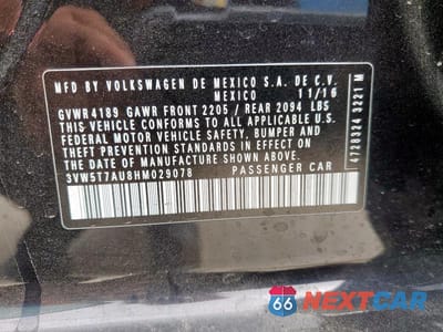 Zdjęcie 12 z 12 samochodu: 2017 VOLKSWAGEN GTI S VIN:3VW5T7AU8HM029078 - miniatura