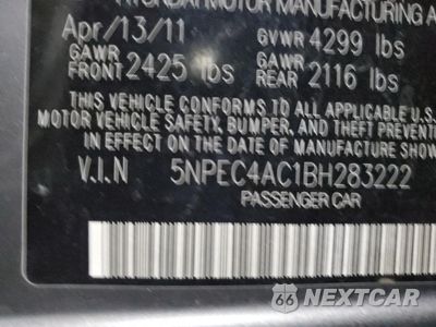 Zdjęcie 12 z 12 samochodu: 2011 HYUNDAI SONATA SE VIN:5NPEC4AC1BH283222 - miniatura
