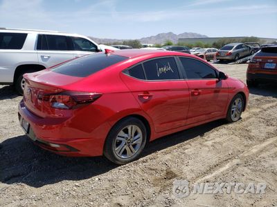 Trzecie zdjęcie samochodu z tyłu: 2020 HYUNDAI ELANTRA SEL VIN:5NPD84LF8LH564097 - miniatura