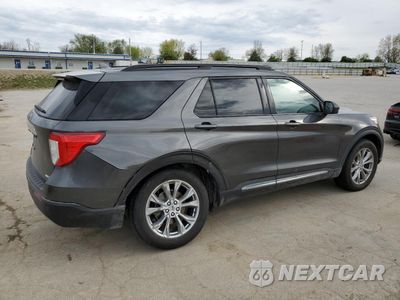 Trzecie zdjęcie samochodu z tyłu: 2020 FORD EXPLORER XLT VIN:1FMSK8DH8LGA92094 - miniatura