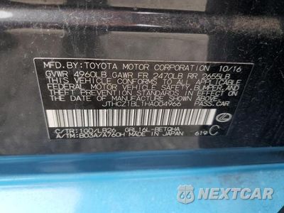Zdjęcie 12 z 12 samochodu: 2017 LEXUS GS 350 BASE VIN:JTHCZ1BL1HA004966 - miniatura
