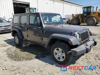 Czwarte zdjęcie samochodu z boku: 2017 JEEP WRANGLER UNLIMITED SPORT VIN:1C4BJWDG6HL722762 - miniatura