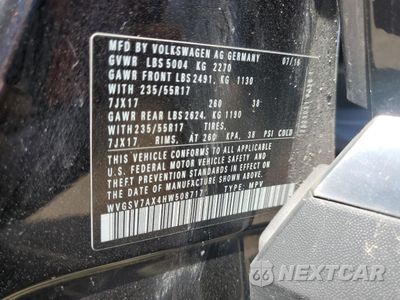 Zdjęcie 13 z 14 samochodu: 2017 VOLKSWAGEN TIGUAN WOLFSBURG VIN:WVGSV7AX4HW508717 - miniatura