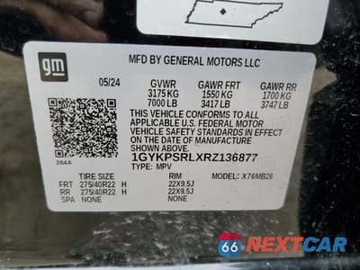 Zdjęcie 14 z 14 samochodu: 2024 CADILLAC LYRIQ LUXURY VIN:1GYKPSRLXRZ136877 - miniatura