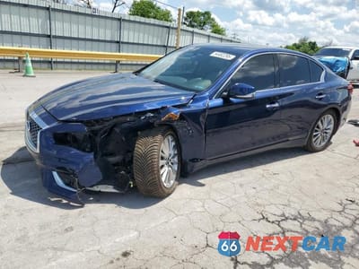 2021 INFINITI Q50 LUXE JN1EV7BP7MM707253 - główne zdjęcie licytacji z USA - miniatura