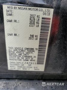 Zdjęcie 14 z 14 samochodu: 2018 NISSAN ALTIMA 2.5 VIN:1N4AL3AP1JC247915 - miniatura
