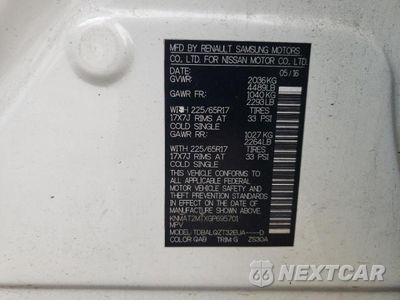 Zdjęcie 13 z 13 samochodu: 2016 NISSAN ROGUE S VIN:KNMAT2MTXGP695701 - miniatura