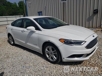 Czwarte zdjęcie samochodu z boku: 2018 FORD FUSION SE HYBRID VIN:3FA6P0LU0JR118786 - miniatura