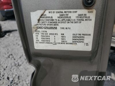 Zdjęcie 13 z 13 samochodu: 2003 CHEVROLET TAHOE C1500 VIN:1GNEC13Z93J265258 - miniatura