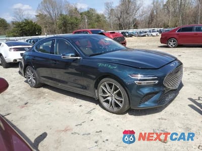 Czwarte zdjęcie samochodu z boku: 2022 GENESIS G70 BASE VIN:KMTG34TA1NU091010 - miniatura