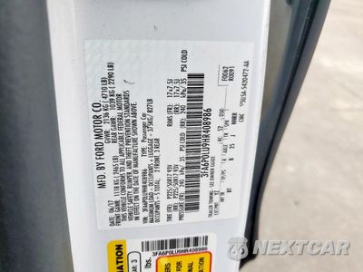Zdjęcie 12 z 13 samochodu: 2017 FORD FUSION SE HYBRID VIN:3FA6P0LU9HR408986 - miniatura