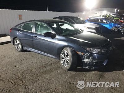 Czwarte zdjęcie samochodu z boku: 2017 HONDA CIVIC EX VIN:19XFC1F39HE014782 - miniatura