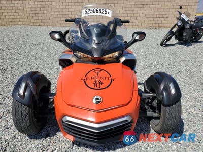 Drugie zdjęcie samochodu z przodu: 2015 CAN-AM SPYDER ROADSTER F3 VIN:2BXRDDD26FV003957 - miniatura
