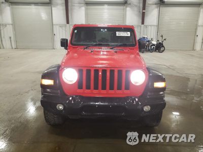 Piąte zdjęcie samochodu w środku: 2021 JEEP WRANGLER UNLIMITED SPORT VIN:1C4HJXKN5MW780453 - miniatura