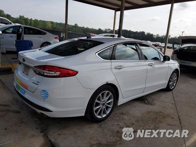 Trzecie zdjęcie samochodu z tyłu: 2017 FORD FUSION SE HYBRID VIN:3FA6P0LU2HR409476 - miniatura