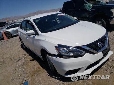 Czwarte zdjęcie samochodu z boku: 2019 NISSAN SENTRA S VIN:3N1AB7AP5KY437426 - miniatura