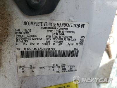 Zdjęcie 13 z 13 samochodu: 2013 FORD F450 SUPER DUTY VIN:1FDUF4GYXDEB05703 - miniatura