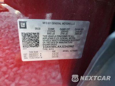 Zdjęcie 15 z 15 samochodu: 2018 GMC ACADIA SLE VIN:1GKKNRLAXJZ242962 - miniatura
