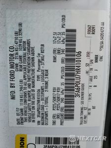 Zdjęcie 12 z 13 samochodu: 2017 FORD FUSION SE HYBRID VIN:3FA6P0LU7HR410106 - miniatura
