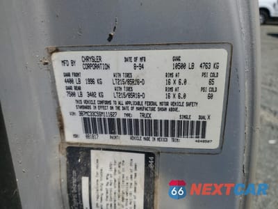 Zdjęcie 16 z 16 samochodu: 1995 DODGE RAM 3500 VIN:3B7MC33C5SM111627 - miniatura