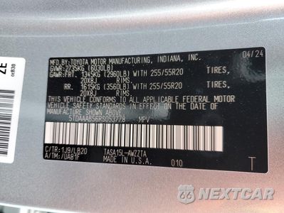 Zdjęcie 15 z 15 samochodu: 2024 TOYOTA GRAND HIGHLANDER XLE VIN:5TDAAAB56RS053778 - miniatura