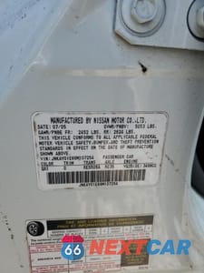 Zdjęcie 13 z 13 samochodu: 2006 INFINITI M35 BASE VIN:JNKAY01E66M107254 - miniatura
