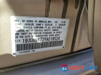 Zdjęcie 12 z 14 samochodu: 2000 ACURA 3.2TL VIN:19UUA5672YA018524 - miniatura