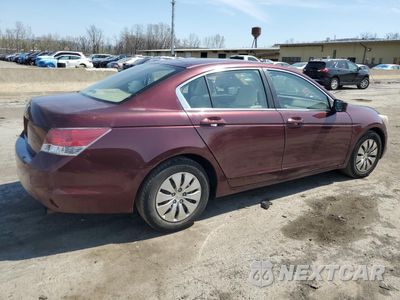 Trzecie zdjęcie samochodu z tyłu: 2008 HONDA ACCORD LX VIN:1HGCP26368A133813 - miniatura
