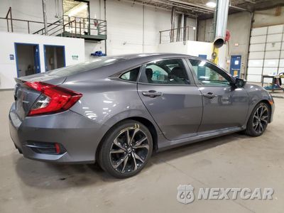 Trzecie zdjęcie samochodu z tyłu: 2019 HONDA CIVIC SPORT VIN:2HGFC2F80KH560563 - miniatura