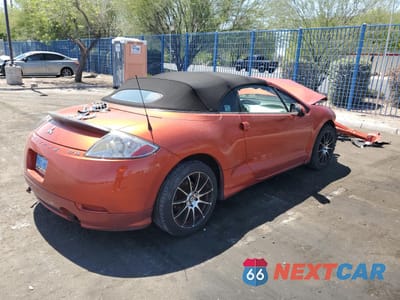 Trzecie zdjęcie samochodu z tyłu: 2007 MITSUBISHI ECLIPSE SPYDER GT VIN:4A3AL35T97E013663 - miniatura