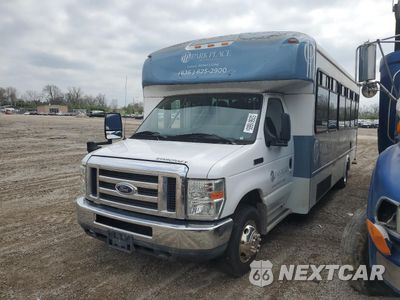 Drugie zdjęcie samochodu z przodu: 2014 FORD ECONOLINE E450 SUPER DUTY CUTAWAY VAN VIN:1FDFE4FS2EDB18056 - miniatura