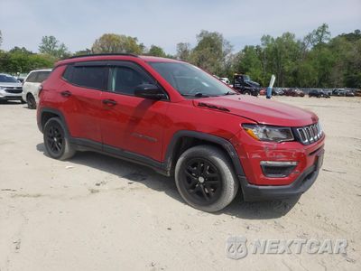 Czwarte zdjęcie samochodu z boku: 2018 JEEP COMPASS SPORT VIN:3C4NJCABXJT494974 - miniatura