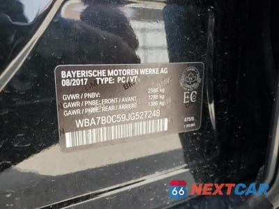 Zdjęcie 12 z 12 samochodu: 2018 BMW 750 XI VIN:WBA7B0C59JG527248 - miniatura