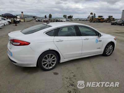 Trzecie zdjęcie samochodu z tyłu: 2017 FORD FUSION SE HYBRID VIN:3FA6P0LU2HR409364 - miniatura
