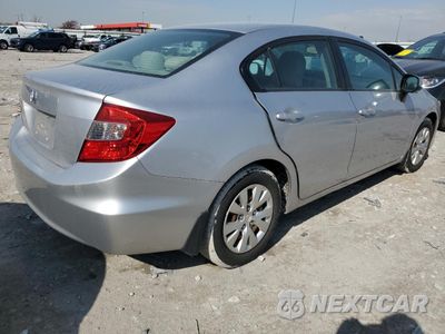 Trzecie zdjęcie samochodu z tyłu: 2012 HONDA CIVIC LX VIN:19XFB2F53CE005904 - miniatura