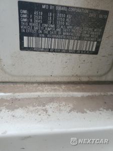 Zdjęcie 12 z 13 samochodu: 2019 SUBARU LEGACY 2.5I VIN:4S3BNAB65K3004600 - miniatura
