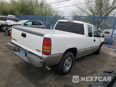 Trzecie zdjęcie samochodu z tyłu: 2002 GMC NEW SIERRA C1500 VIN:2GTEC19V021160274 - miniatura