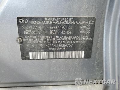 Zdjęcie 12 z 12 samochodu: 2015 HYUNDAI SONATA SE VIN:5NPE24AF6FH084752 - miniatura