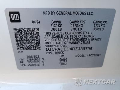 Zdjęcie 13 z 16 samochodu: 2024 CHEVROLET SILVERADO C1500 RST VIN:1GCPADED4RZ330795 - miniatura