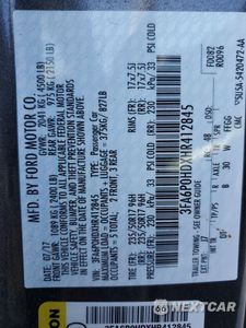 Zdjęcie 12 z 13 samochodu: 2017 FORD FUSION SE VIN:3FA6P0HDXHR412845 - miniatura