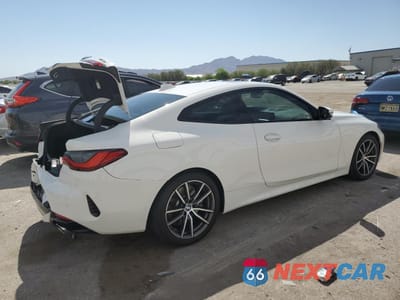 Trzecie zdjęcie samochodu z tyłu: 2022 BMW 430I VIN:WBA53AP02NC125559 - miniatura