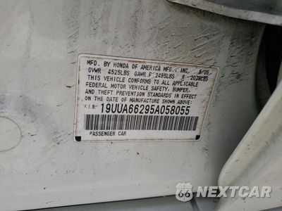 Zdjęcie 14 z 14 samochodu: 2005 ACURA TL VIN:19UUA66295A058055 - miniatura