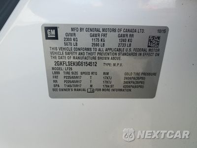 Zdjęcie 12 z 14 samochodu: 2016 GMC TERRAIN SLE VIN:2GKFLSEK9G6154512 - miniatura