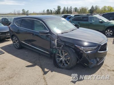 Czwarte zdjęcie samochodu z boku: 2022 ACURA MDX TECHNOLOGY VIN:5J8YE1H45NL007356 - miniatura