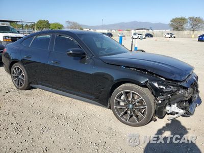 Czwarte zdjęcie samochodu z boku: 2024 BMW I4 EDRIVE 35 VIN:WBY43AW0XRFS03864 - miniatura