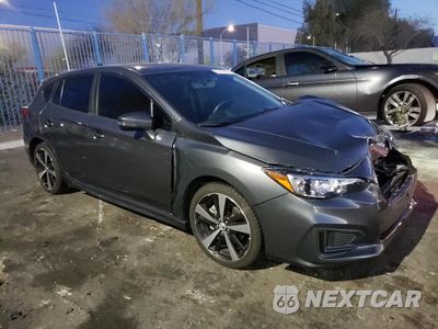 Czwarte zdjęcie samochodu z boku: 2018 SUBARU IMPREZA SPORT VIN:4S3GTAM67J3715335 - miniatura